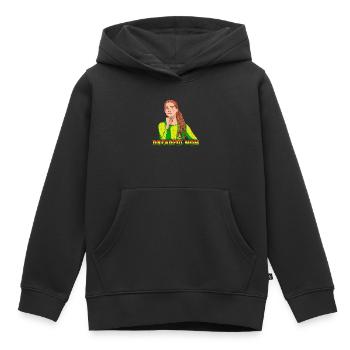 Rastafari Rastafarian Rasta - Sweat Premium à capuche enfant bio - noir - Devant - AI Model Kid Male (0cm)