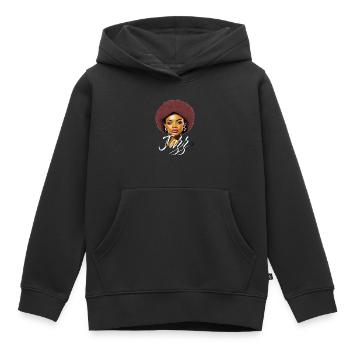 All that jazz, Vienna, New Orleans or anything else - Kids Premium Organic Hoodie - black - Front - AI Model Kid Male (0cm)