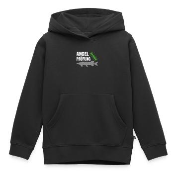 Angelprüfung Bestanden - Kinder Premium Organic Hoodie - Schwarz - Vorne - AI Model Kid Male (0cm)