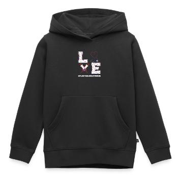 Infirmière en chirurgie plastique - Sweat Premium à capuche enfant bio - noir - Devant - AI Model Kid Male (0cm)