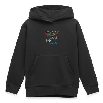 Lehrer - Lehrer Wertschätzung Geschenk - Lehrer - Kinder Premium Organic Hoodie - Schwarz - Vorne - AI Model Kid Male (0cm)