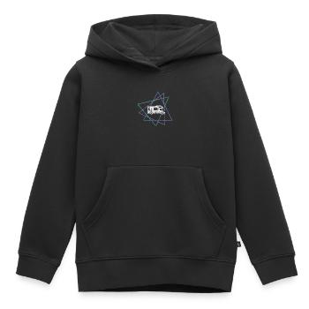 Wohnmobil - Kinder Premium Organic Hoodie - Schwarz - Vorne - AI Model Kid Male (0cm)