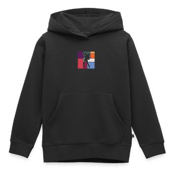 Photography - Kids Premium Organic Hoodie - black - Front - AI Model Kid Male (0cm)