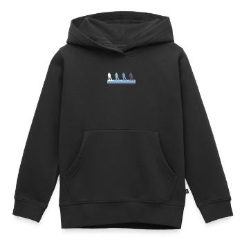 Snowboarding - Kinder Premium Organic Hoodie - Schwarz - Vorne - AI Model Kid Male (0cm)