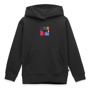 Bull - Kids Premium Organic Hoodie - black - Front - AI Model Kid Male (0cm)