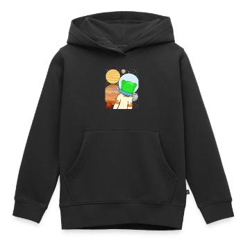 Gummy bears in space - Kids Premium Organic Hoodie - black - Front - AI Model Kid Male (0cm)