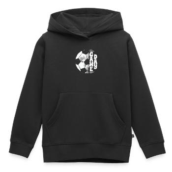 Spieltag Vater Sohn American Football Volleyball - Kinder Premium Organic Hoodie - Schwarz - Vorne - AI Model Kid Male (0cm)