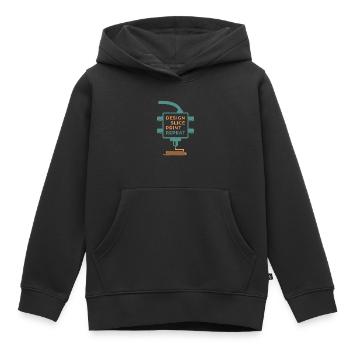 Impression 3D | pour un passionné d’imprimantes 3D - Sweat Premium à capuche enfant bio - noir - Devant - AI Model Kid Male (0cm)