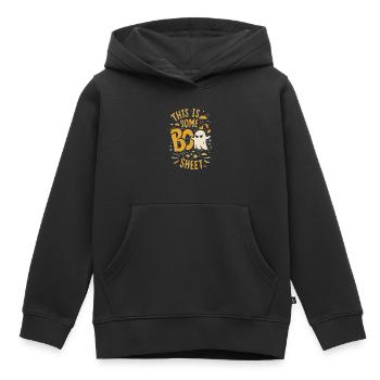 This Is Some Boo Sheet - Kids Premium Organic Hoodie - black - Front - AI Model Kid Male (0cm)