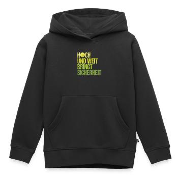 Tennis Taktik Tennisspieler - Kinder Premium Organic Hoodie - Schwarz - Vorne - AI Model Kid Male (0cm)