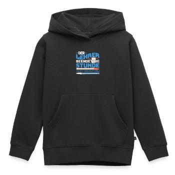 Lehrer Lehramt Student - Kinder Premium Organic Hoodie - Schwarz - Vorne - AI Model Kid Male (0cm)