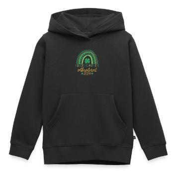 Kindergarten Absolvent 2024 Regenbogen Einschulung - Kinder Premium Organic Hoodie - Schwarz - Vorne - AI Model Kid Male (0cm)