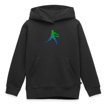 Discgolf Scheibe Disc Golf Sport Discgolfer Jungen - Kinder Premium Organic Hoodie - Schwarz - Vorne - AI Model Kid Male (0cm)
