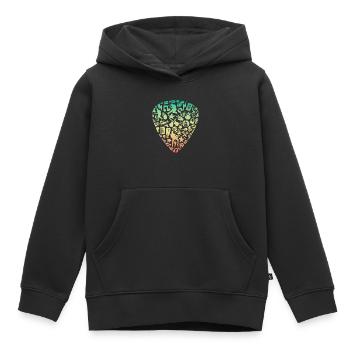 Bassist, Bass Guitar, Bass Guitar, Bass Guitarist - Kids Premium Organic Hoodie - black - Front - AI Model Kid Male (0cm)