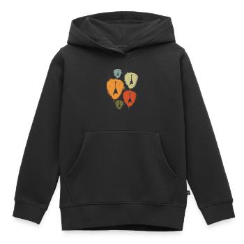Bassist, Bass Guitarist, Bass Guitar, Bass Guitar - Kids Premium Organic Hoodie - black - Front - AI Model Kid Male (0cm)