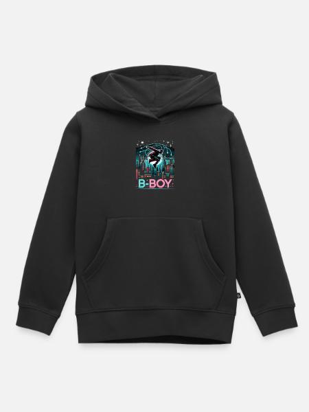Breakdance Breakdancer Breakdance Kinder - Kinder Premium Organic Hoodie - Schwarz