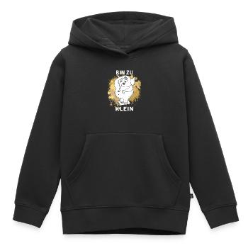 ABNEHMEN BIN ZU KLEIN - Kinder Premium Organic Hoodie - Schwarz - Vorne - AI Model Kid Male (0cm)