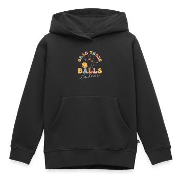 Groovy Bowlingkugeln - Kinder Premium Organic Hoodie - Schwarz - Vorne - AI Model Kid Male (0cm)