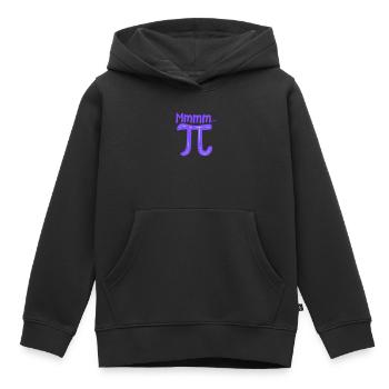 Mmm Pi Day Lustiger Kuchen Mathe-Liebhaber Algebra - Kinder Premium Organic Hoodie - Schwarz - Vorne - AI Model Kid Male (0cm)