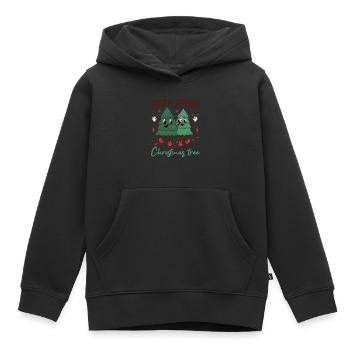 Rockin Around Christmas Tree - Kids Premium Organic Hoodie - black - Front - AI Model Kid Male (0cm)
