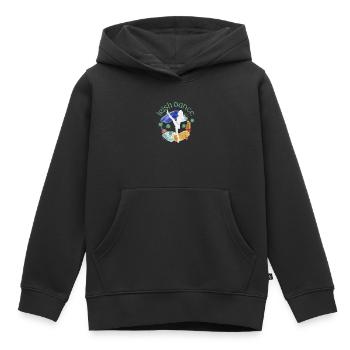 Irish Dance Lustig St. Patricks Day Tanzen Irland - Kinder Premium Organic Hoodie - Schwarz - Vorne - AI Model Kid Male (0cm)