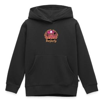 December 2022 Birthday 2022 December 2022 - Kids Premium Organic Hoodie - black - Front - AI Model Kid Male (0cm)