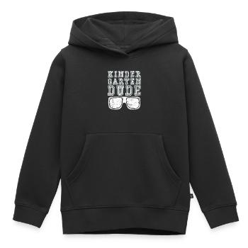 Maternelle Mec Drôle Pré École Maternelle Bff Meilleur Ami - Sweat Premium à capuche enfant bio - noir - Devant - AI Model Kid Male (0cm)