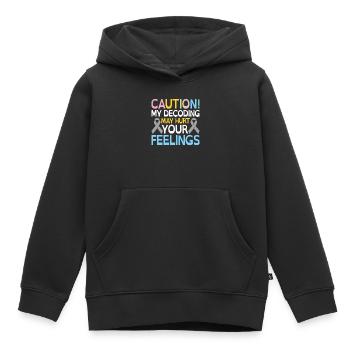 Lustiges Legasthenie-Bewusstsein - Kinder Premium Organic Hoodie - Schwarz - Vorne - AI Model Kid Male (0cm)