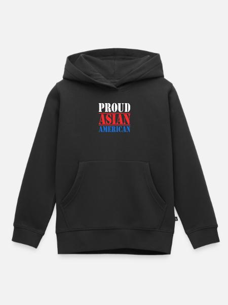 Pazifik-Insulaner AAPI - Kinder Premium Organic Hoodie - Schwarz