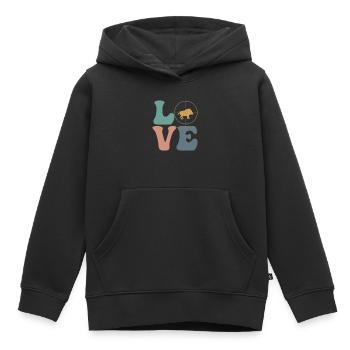 Hog Hunter Schweinejagd - Kinder Premium Organic Hoodie - Schwarz - Vorne - AI Model Kid Male (0cm)