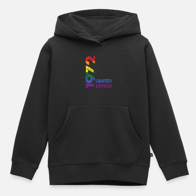 Édition limitée 1972 - Sweat Premium à capuche enfant bio - noir