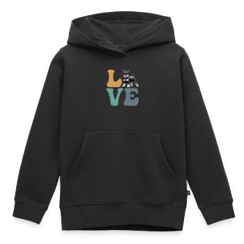 Schnauzer Hundeliebhaber - Kinder Premium Organic Hoodie - Schwarz - Vorne - AI Model Kid Male (0cm)