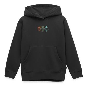 Eishockey Entwicklung - Kinder Premium Organic Hoodie - Schwarz - Vorne - AI Model Kid Male (0cm)