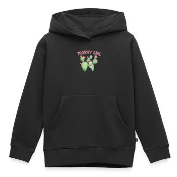 Funny Cactus Succulents Gardening - Kids Premium Organic Hoodie - black - Front - AI Model Kid Male (0cm)