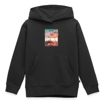 Urlaubsreif ganzjährig! Witziger Urlaub Spruch - Kinder Premium Organic Hoodie - Schwarz - Vorne - AI Model Kid Male (0cm)