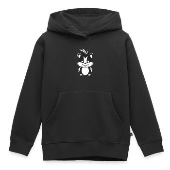 Stinktier - Kinder Premium Organic Hoodie - Schwarz - Vorne - AI Model Kid Male (0cm)