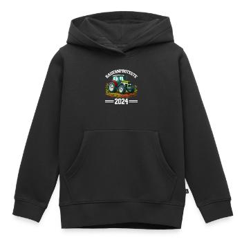 Einheit und Entschlossenheit in der Landwirtschaft - Kinder Premium Organic Hoodie - Schwarz - Vorne - AI Model Kid Male (0cm)