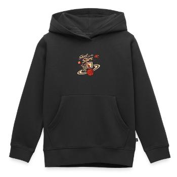 Basketball Shoot for the Stars - Kinder Premium Organic Hoodie - Schwarz - Vorne - AI Model Kid Male (0cm)