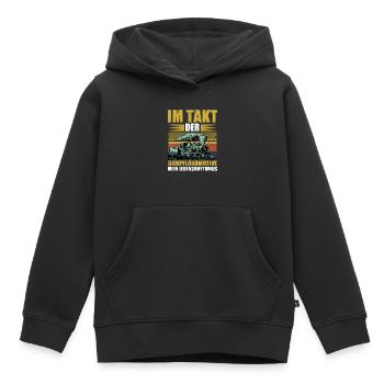 Chemin de fer miniature Train miniature Train Chemin de fer Chemin de fer Chemin de fer Train miniature Train modèle T - Sweat Premium à capuche enfant bio - noir - Devant - AI Model Kid Male (0cm)