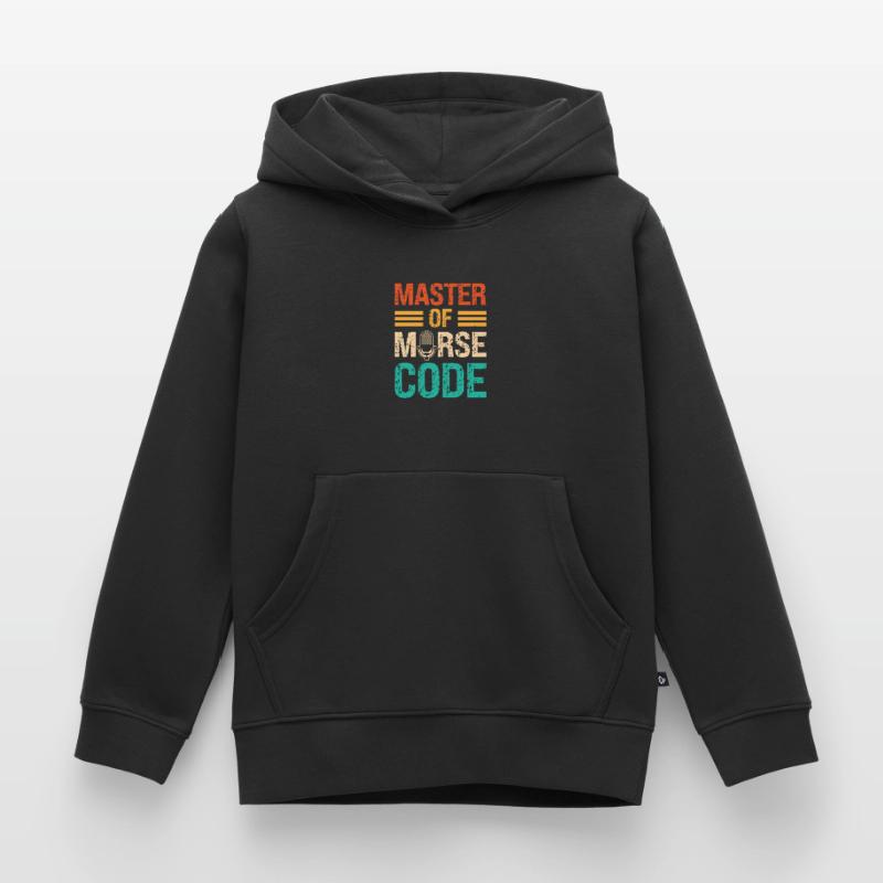 Master Of Morse Code Saying - Program Speaker Kids Premium Organic Hoodie
