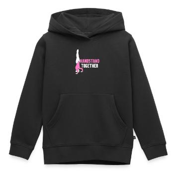 Gymnast Handstand Handstands - Kids Premium Organic Hoodie - black - Front - AI Model Kid Male (0cm)
