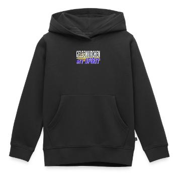 GELSENKIRCHEN MON - Sweat Premium à capuche enfant bio - noir - Devant - AI Model Kid Male (0cm)