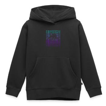 Stegosaurus Dinosaur Retro - Kids Premium Organic Hoodie - black - Front - AI Model Kid Male (0cm)