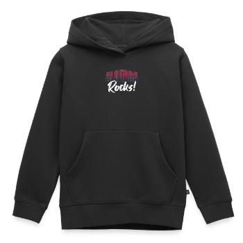 Passionné d’algèbre, mathématicien, professeur d’algèbre - Sweat Premium à capuche enfant bio - noir - Devant - AI Model Kid Male (0cm)