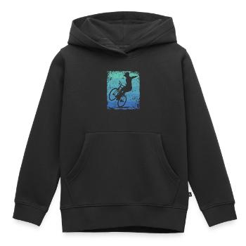 Kunstradfahren Kunstradfahrer - Kinder Premium Organic Hoodie - Schwarz - Vorne - AI Model Kid Male (0cm)