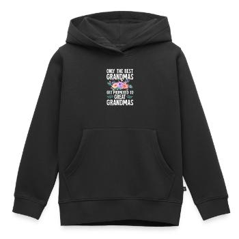 Beste Ur-Oma-Kunst für Oma-Frauen Großartig - Kinder Premium Organic Hoodie - Schwarz - Vorne - AI Model Kid Male (0cm)