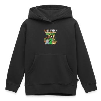 Wild Frech Und Endlich 2 - Kinder Premium Organic Hoodie - Schwarz - Vorne - AI Model Kid Male (0cm)