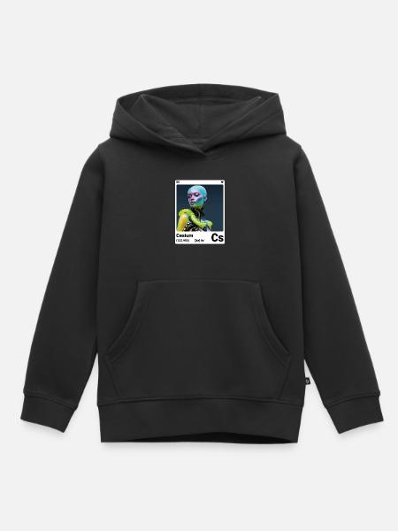 AI am Cäsium (wt) - Kinder Premium Organic Hoodie - Schwarz