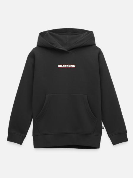 Hildesheim - Kinder Premium Organic Hoodie - Schwarz