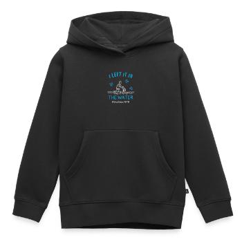 Christiche Baptême Verset Bible Baptême Cadeau de Baptême - Sweat Premium à capuche enfant bio - noir - Devant - AI Model Kid Male (0cm)